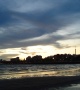 Ciudad y mar en Montevideo.