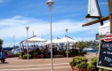 Zona de restaurantes en el Puerto de Punta del Este.